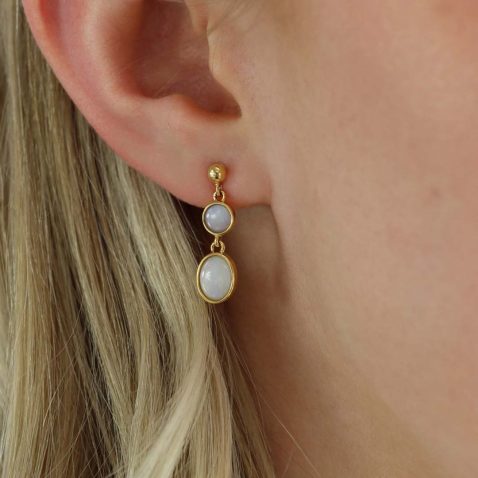 Per White Opal and Gold Earrings Heidi Kjeldsen Jewellers ER5125 (1)