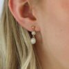Per White Opal and Gold Earrings Heidi Kjeldsen Jewellers ER5125