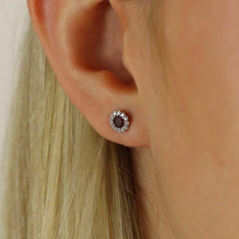 Mathilde Ruby Cluster Earrings Heidi Kjeldsen Jewellers ER4986 (1)
