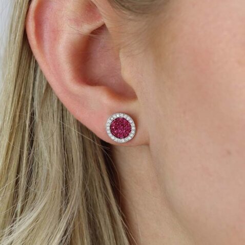 Mathilde Ruby Cluster Earrings Heidi Kjeldsen Jewellers ER5042 (1)