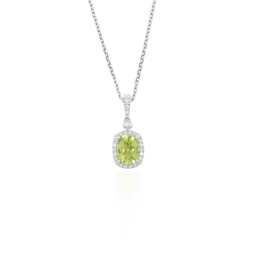 Nanna Peridot Emerald Diamond Pendant Heidi Kjeldsen Jewellery P1724 white1