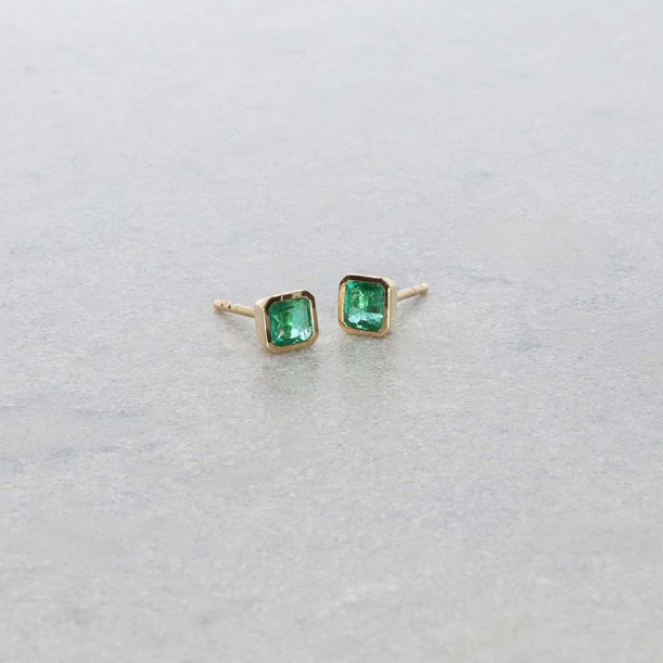 Jette Emerald Earrings Heidi Kjeldsen Jewellery ER5035 still