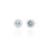 Asta Aquamarine Cluster Silver Earrings Heidi Kjeldsen Jewellery ER4977 ER6053 white