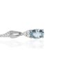 Asta Aquamarine and Silver Pendant Heidi Kjeldsen jewellers P1581 P1748 side