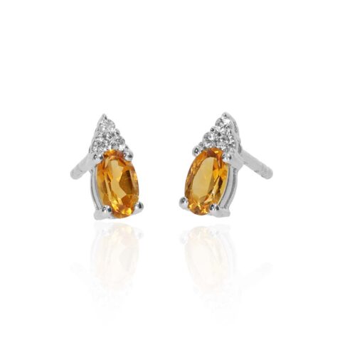 Dorit Citrine Earrings Heidi Kjeldsen Jewellery ER4858 ER6062 white1