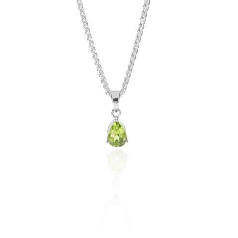 Nanna Heidi Kjeldsen Jewellery Peridot Sterling Pendant P1605 P1741 hanging