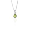 Nanna Peridot Pear Pendant Heidi Kjeldsen Jewellers P1608 P1747 hanging