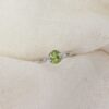 Nanna Peridot White Topaz Silver Ring Heidi Kjeldsen Jewellery R1846 R5021 still