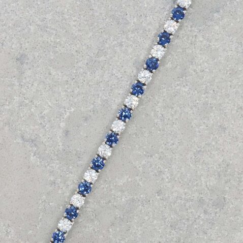 Sara Blue White Tennis Bracelet Heidi Kjeldsen Jewellery BL4102s BL4177 still