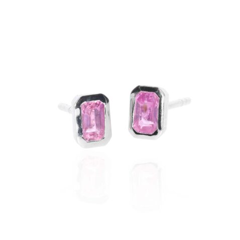 Sara Pink Sapphire Earrings Heidi Kjeldsen Jewellery ER6011 white1