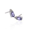 Viola Tanzanite White Topaz Silver Earrings Heidi Kjeldsen Jewellery ER4861 ER6063 side