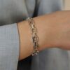 Clara Square Link Bracelet Heidi Kjeldsen Jewellers PLBL0009