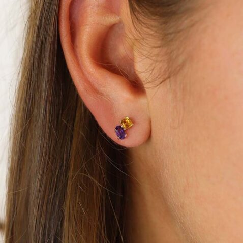 Dorit Amethyst and Citrine Earrings Heidi Kjeldsen Jewellers ER5093 (1) (1)