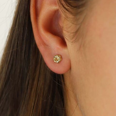 Eliza Floral Swirl Stud Earrings Heidi Kjeldsen Jewellers ER5069 (1)