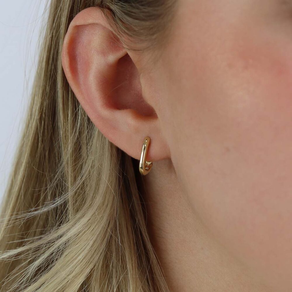 Eliza Rectangular Huggie Earrings Heidi Kjeldsen Jewellers ER5063