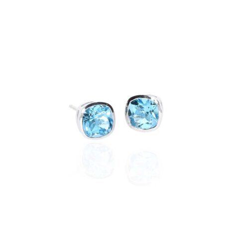 Freja Blue Topaz And White Gold Earrings Heidi Kjeldsen Jewellery ER6031 white1