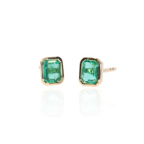 Jette Emerald Earrings Heidi Kjeldsen Jewellery ER6008 white