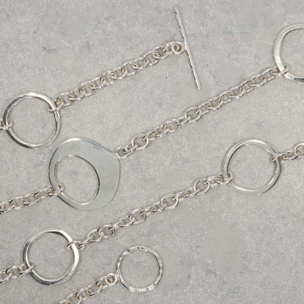 PLLariat01 Preloved Sterling Silver Loop Lariat Heidi Kjeldsen Ltd still