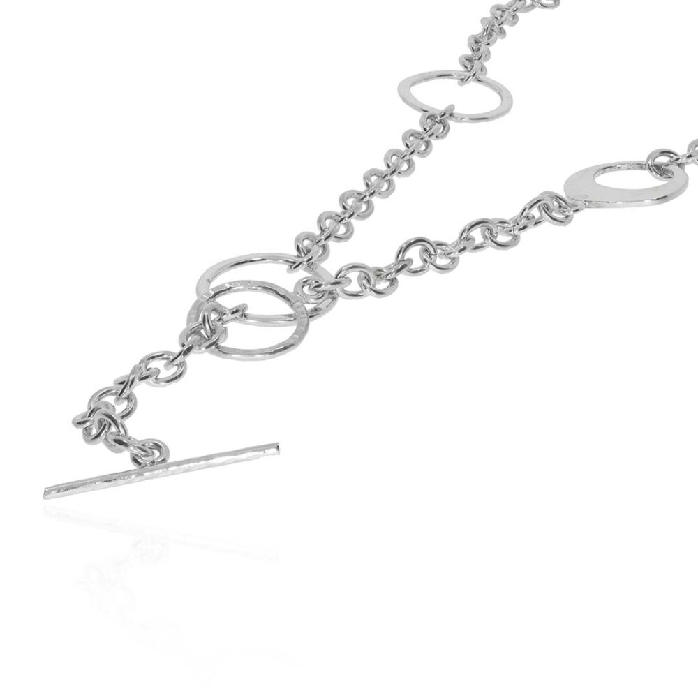 PLLariat01 Preloved Sterling Silver Loop Lariat Heidi Kjeldsen Ltd white1