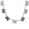PLNL0008 Preloved Rustic Square Necklace Heidi Kjeldsen Ltd white1