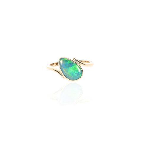 Per Free Form Opal Gold Ring Heidi Kjeldsen Jewellery R4987 white1