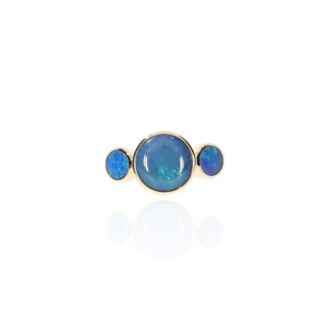 Per Opal Doublet Gold Ring Heidi Kjeldsen Jewellery R4986 white