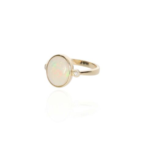 Per White Opal Diamond Ring Heidi Kjeldsen Jewellery R4989 white1