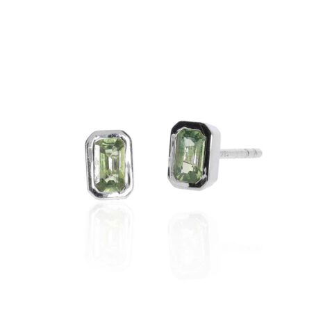 Sara Heidi Kjeldsen Jewellery Green Sapphire Earrings ER6012 white1