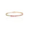 Dorit Multi Coloured Tourmaline Tennis Bracelet Heidi Kjeldsen Jewellery B2173 white
