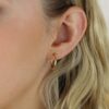 Eliza Hooped Earrings Heidi Kjeldsen Jewellery ER4914 Model