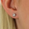 Karina Laboratory Grown Diamond Rub Over Earrings Heidi Kjeldsen Jewellers ER5045