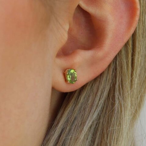 Nanna Oval Peridot Earrings Heidi Kjeldsen Jewellers ER5085 (1)