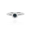 Sara Sapphire Silver Cluster Ring Heidi Kjeldsen Jewellery R5013 white1