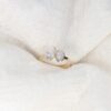 Sofia Moissanite Pear Oval Ring By Heidi Kjeldsen Jewellery R4970 front (2)