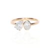 Sofia Moissanite Pear Oval Ring By Heidi Kjeldsen Jewellery R4970 white (2)
