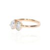 Sofia Moissanite Pear Oval Ring By Heidi Kjeldsen Jewellery R4970 white1