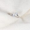Sofia Moissanite Pear Ring By Heidi Kjeldsen Jewellery R4972 front (2)
