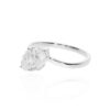 Sofia Moissanite Pear Ring By Heidi Kjeldsen Jewellery R4972 white1