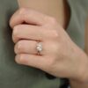 Sofia Moissanite Yellow Gold Ring Heidi Kjeldsen Jewellers R4970 copy