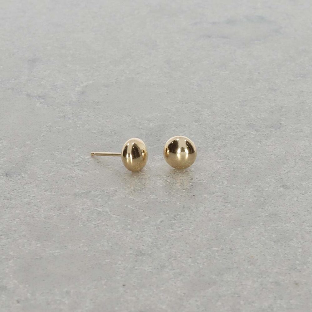 Eliza 9ct Yellow Gold Stud Earrings Heidi Kjeldsen Jewellery ER6018 still