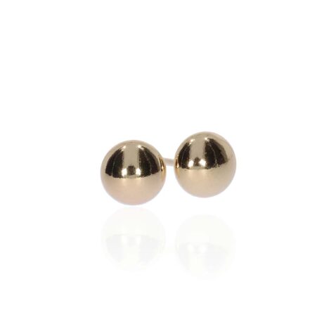Eliza 9ct Yellow Gold Stud Earrings Heidi Kjeldsen Jewellery ER6018 white1