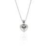 Eliza White Gold Heart Pendant Heidi Kjeldsen Jewellery P1726 white