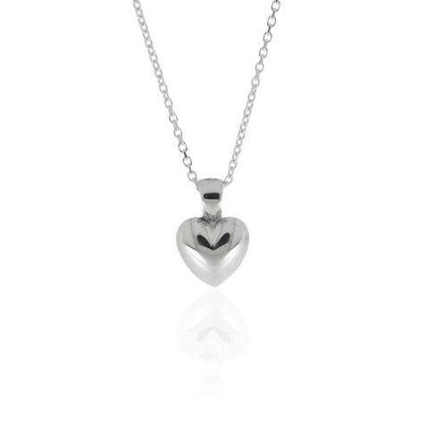 Eliza White Gold Heart Pendant Heidi Kjeldsen Jewellery P1726 white