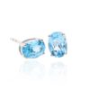 Freja Blue Topaz Oval Earrings Heidi Kjeldsen Jewellery ER6023 side