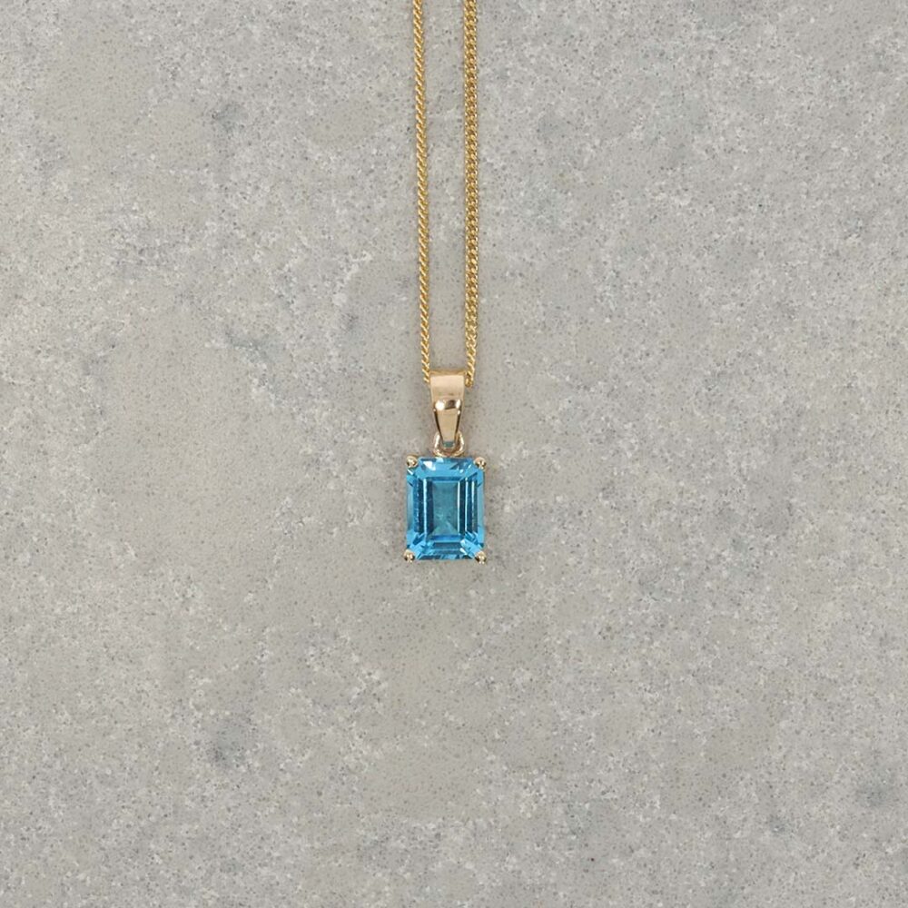 Freja Blue Topaz Pendant Heidi Kjeldsen Jewellers P1705 still