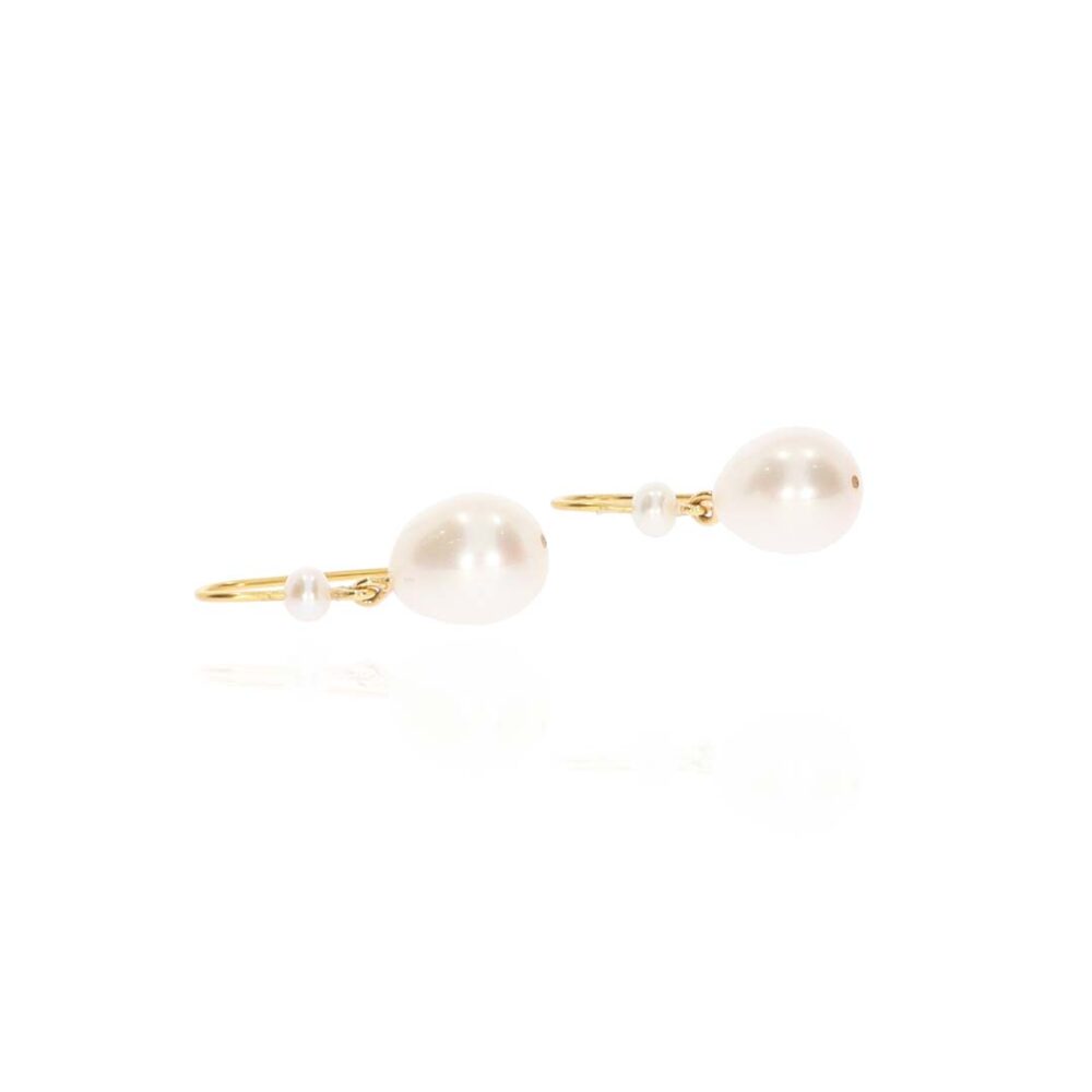 Margit Cultured Pearl Drop Earrings Heidi Kjeldsen Jewellers ER5126 white1