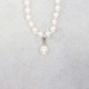 Margit Cultured Pearl White Gold Enhancer Heidi Kjeldsen Jewellery P1663 still
