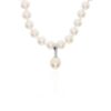Margit Cultured Pearl White Gold Enhancer Heidi Kjeldsen Jewellery P1663 white