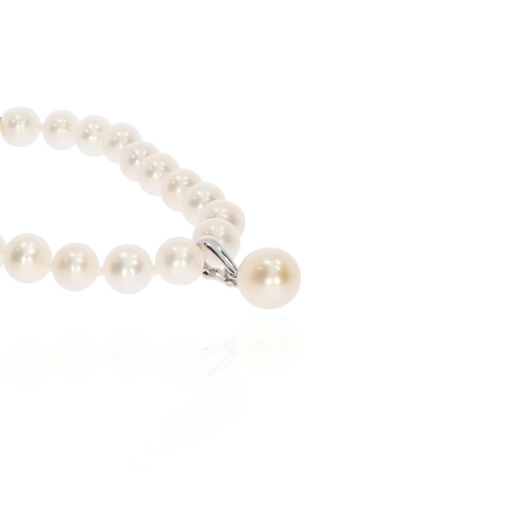 Margit Cultured Pearl White Gold Enhancer Heidi Kjeldsen Jewellery P1663 white1