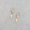 Margit Peach Freshwater Pearl Drop Earrings Heidi Kjeldsen Jewellers ER6049 still